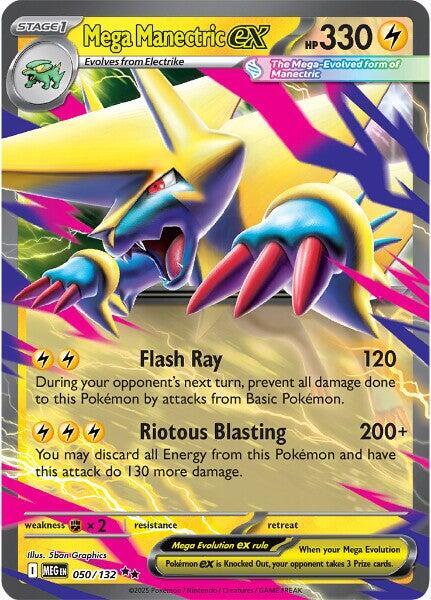 Mega Manectric ex - 050/132 - ME01: Mega Evolution (MEG)