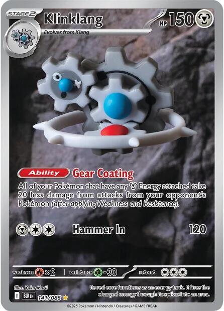 Klinklang - 141/086 - SV: Black Bolt (BLK)