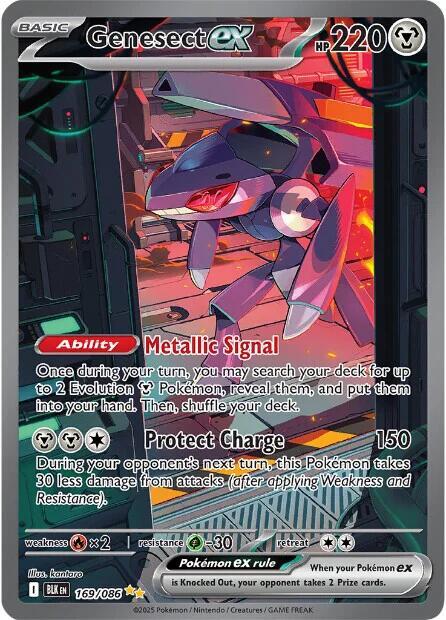 Genesect ex - 169/086 - SV: Black Bolt (BLK)