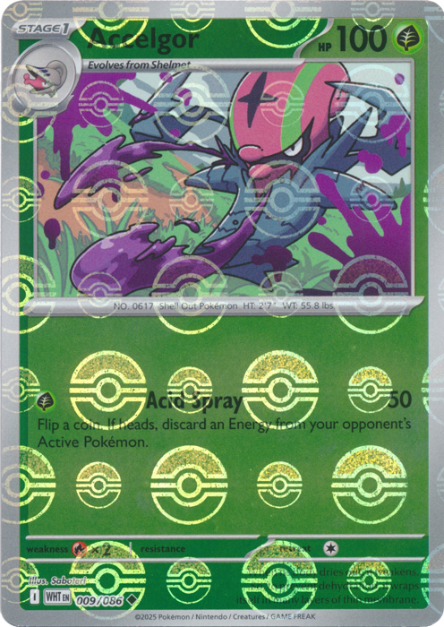 Accelgor (Poke Ball Pattern) - SV: White Flare (WHT)