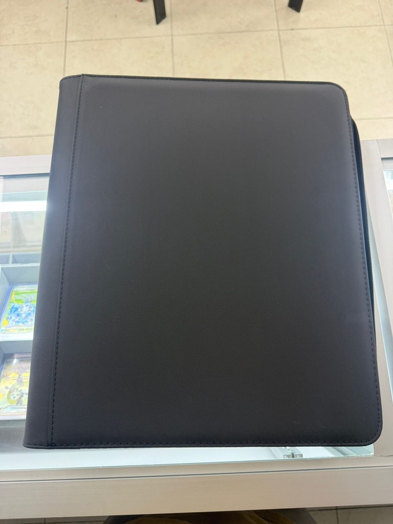 Toploader Binder Negro Hasta 360 Tarjetas 9-Pocket