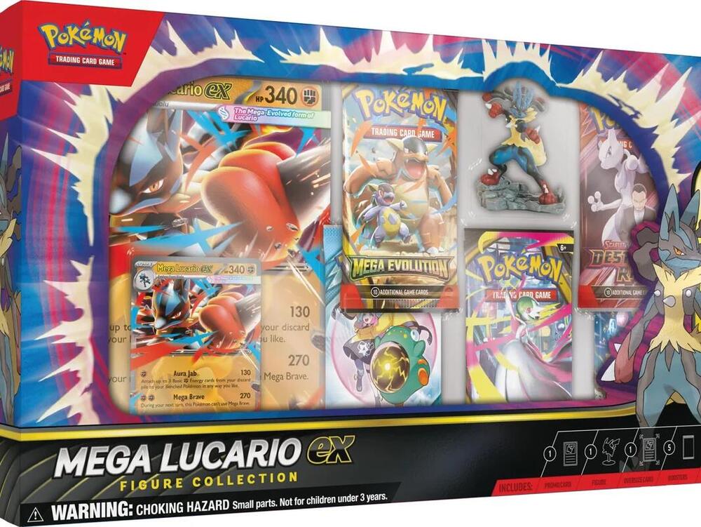 Mega Lucario ex Premium Figure Collection (Ingles)