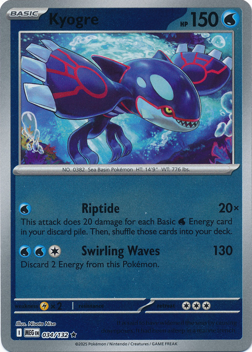Kyogre - ME01: Mega Evolution (MEG)