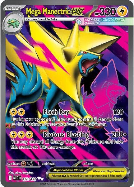 Mega Manectric ex - 158/132 - ME01: Mega Evolution (MEG)