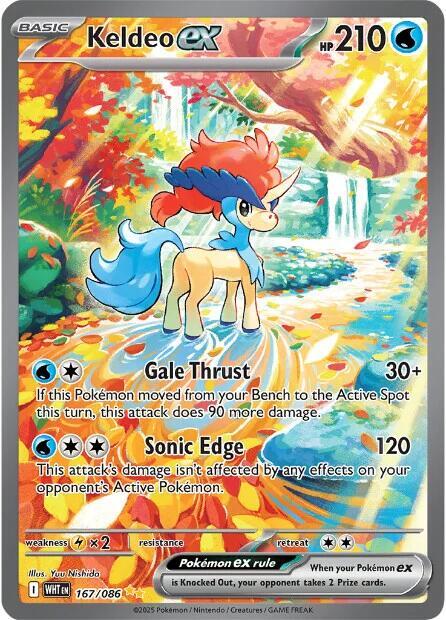 Keldeo ex - 167/086 - SV: White Flare (WHT)