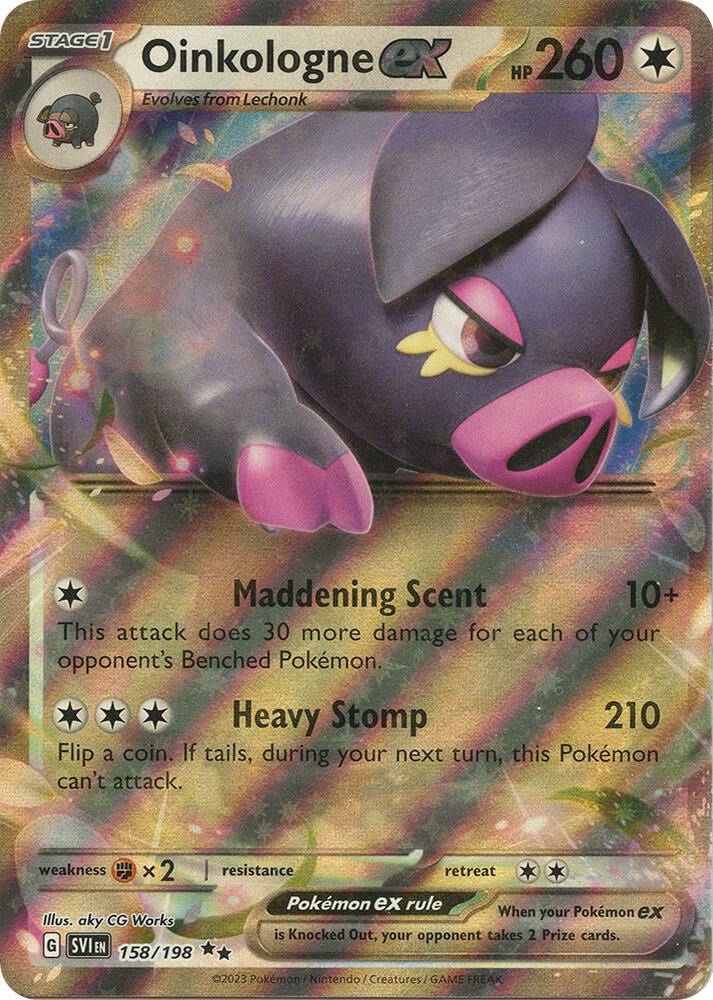Oinkologne ex - 158/198 - SV01: Scarlet & Violet Base Set (SVI)