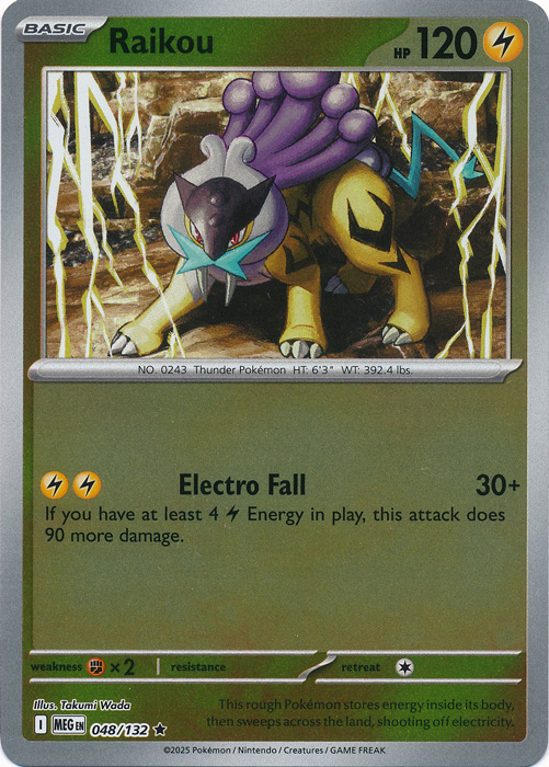 Raikou - ME01: Mega Evolution (MEG)