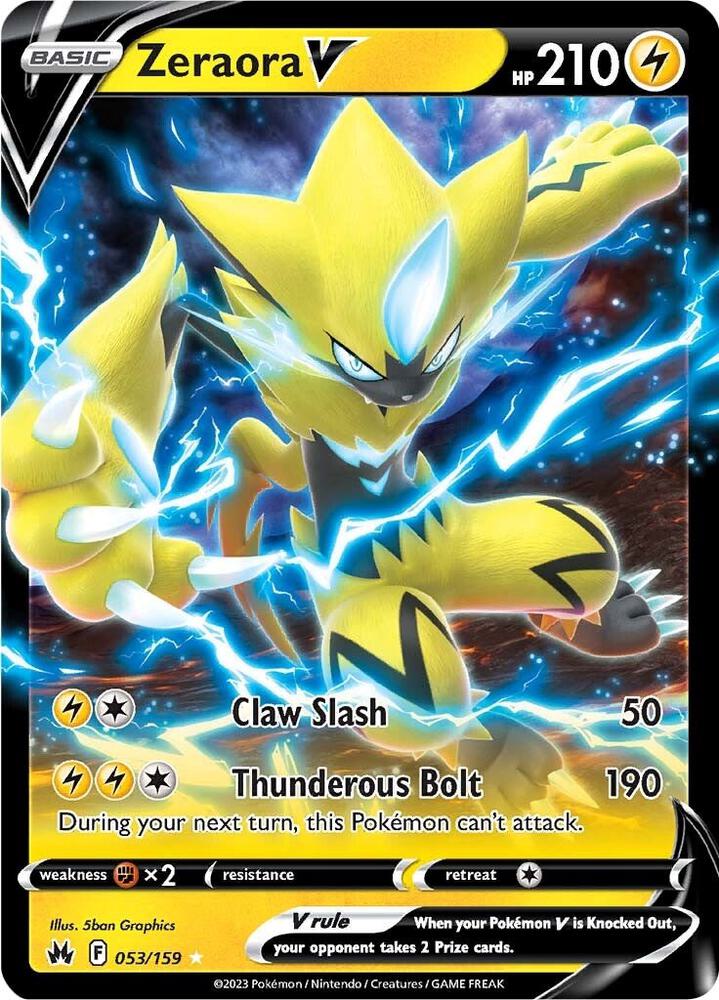 Zeraora V - Crown Zenith 053/159