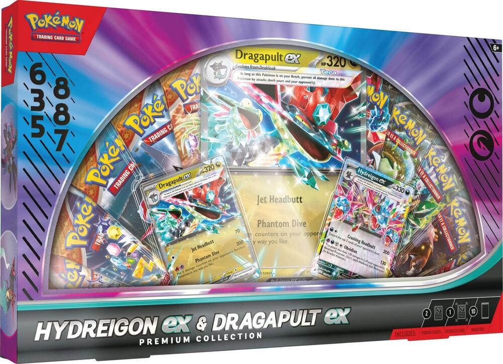 Hydreigon ex & Dragapult ex Premium Collection