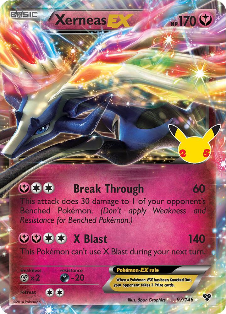Xerneas EX - Celebrations: Classic Collection (CCC)