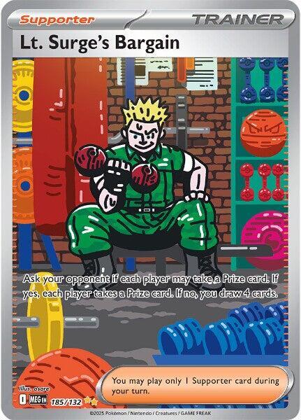 Lt. Surge's Bargain - 185/132 - ME01: Mega Evolution (MEG)