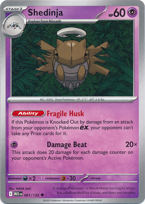 Shedinja - 061/132 - ME01: Mega Evolution (MEG)
