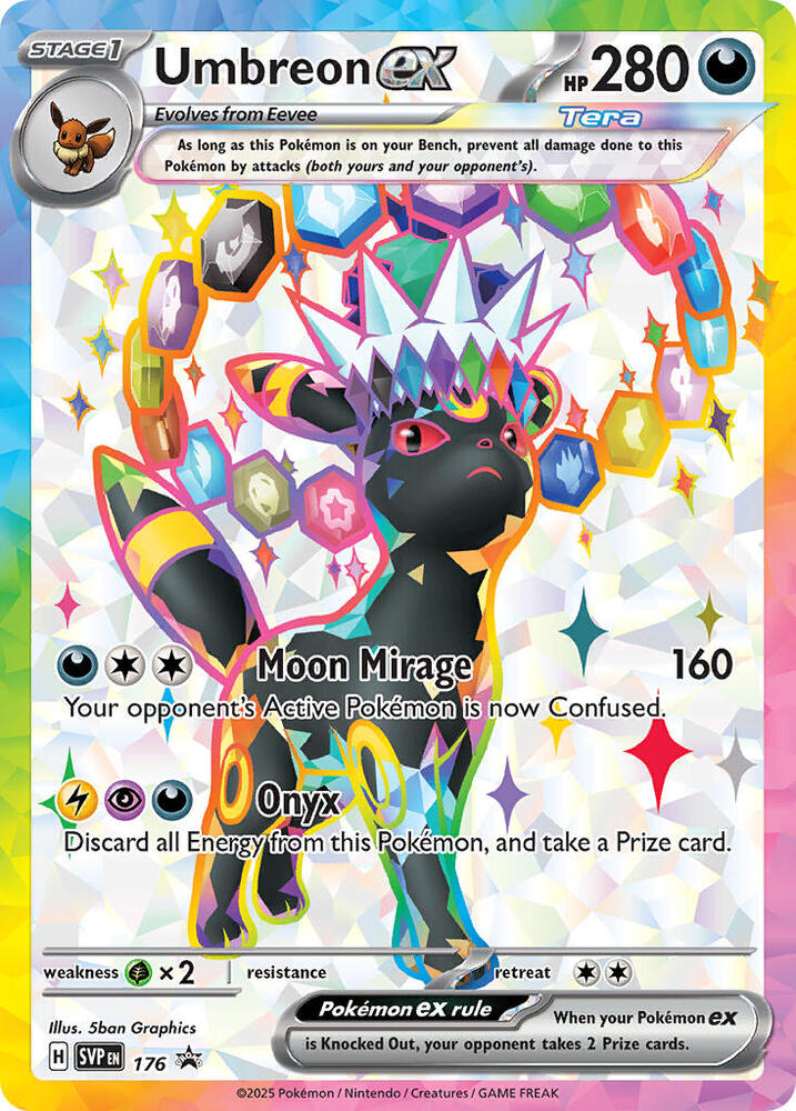 Umbreon ex - 176 - SV: Scarlet & Violet Promo Cards (SVP)