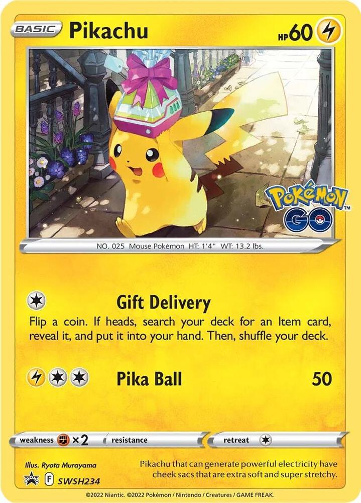 Pikachu - SWSH234 - SWSH: Sword & Shield Promo Cards