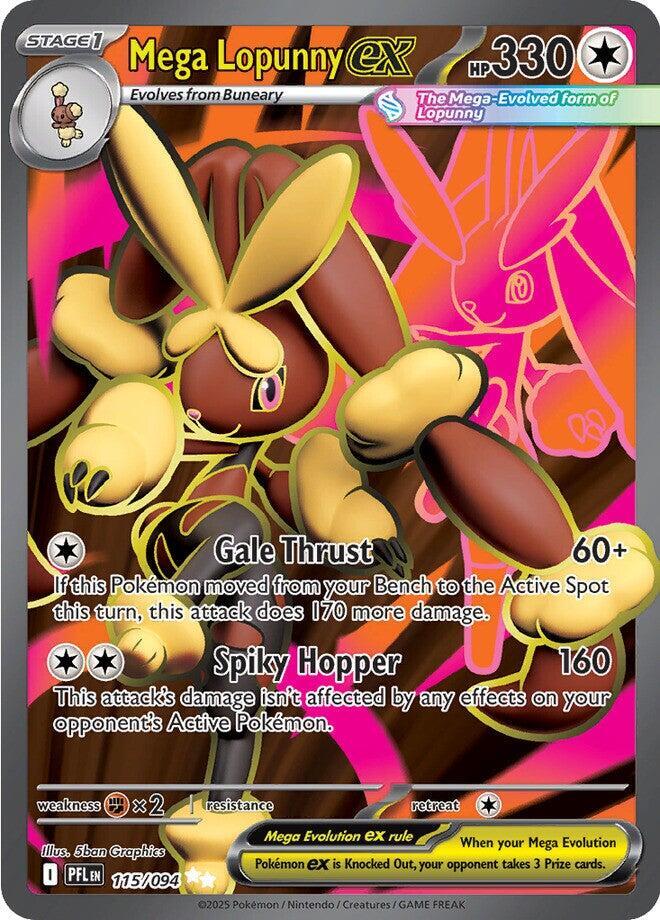 Mega Lopunny ex - 115/094 - ME02: Phantasmal Flames (PFL)