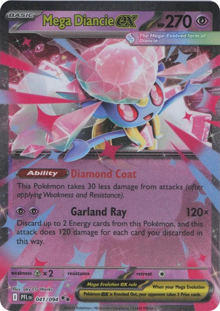 Mega Diancie ex - ME02: Phantasmal Flames (PFL)
