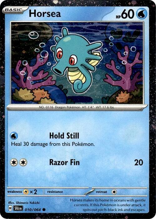 Horsea - 010/064 (Cosmos Holo) - Miscellaneous Cards & Products