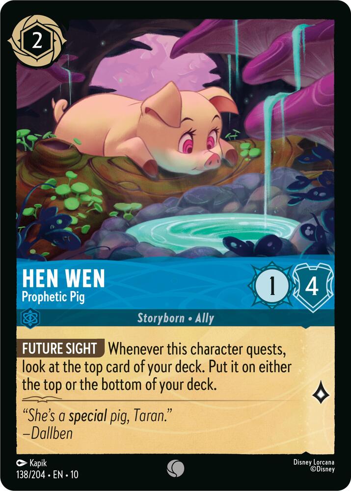 Hen Wen - Prophetic Pig - Whispers in the Well (10) 