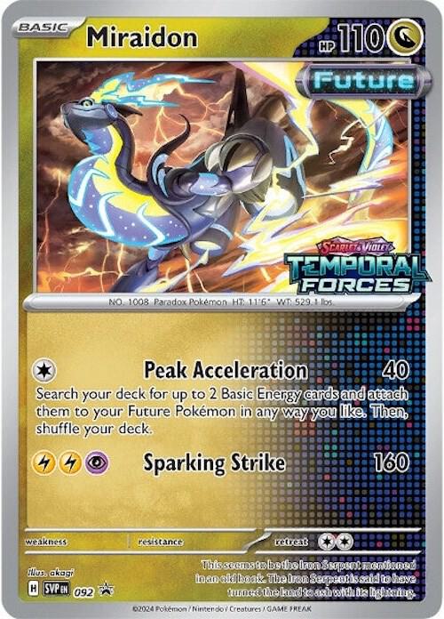 Miraidon - 092 (Prerelease) - SV: Scarlet & Violet Promo Cards