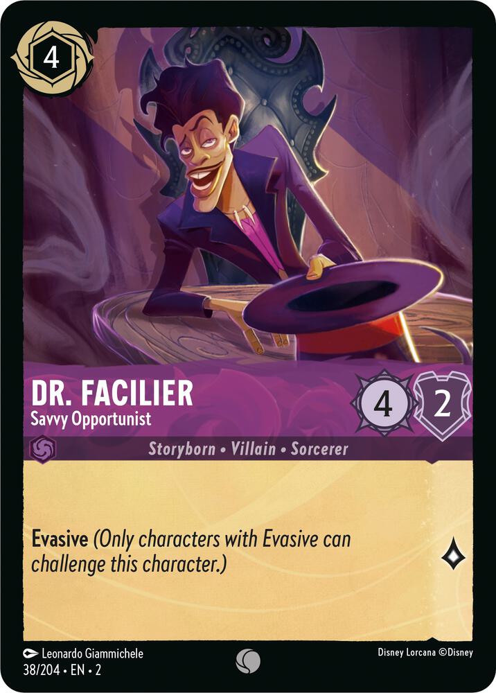 Dr. Facilier - Savvy Opportunist - Rise of the Floodborn (2) 