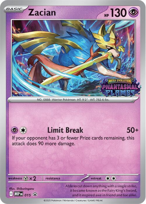 Zacian (Prerelease) - ME: Mega Evolution Promo (MEP)
