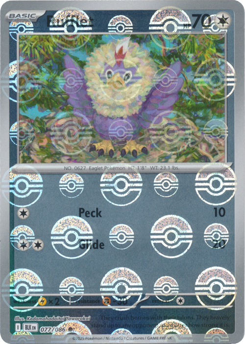 Rufflet (Poke Ball Pattern) - SV: Black Bolt (BLK)