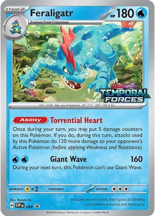 Feraligatr - 089 (Prerelease) - SV: Scarlet & Violet Promo Cards