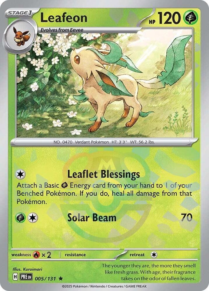 Leafeon (Master Ball Pattern) - SV: Prismatic Evolutions (PRE)