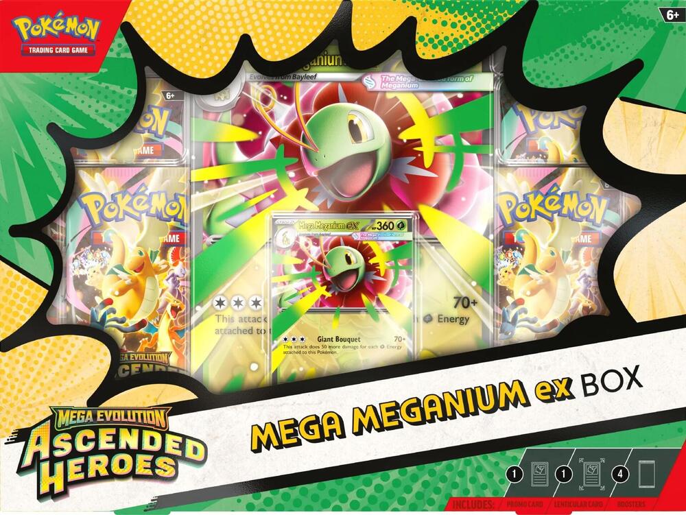Ascended Heroes Mega Meganium ex Box - ME: Ascended Heroes (ASC) (Español)