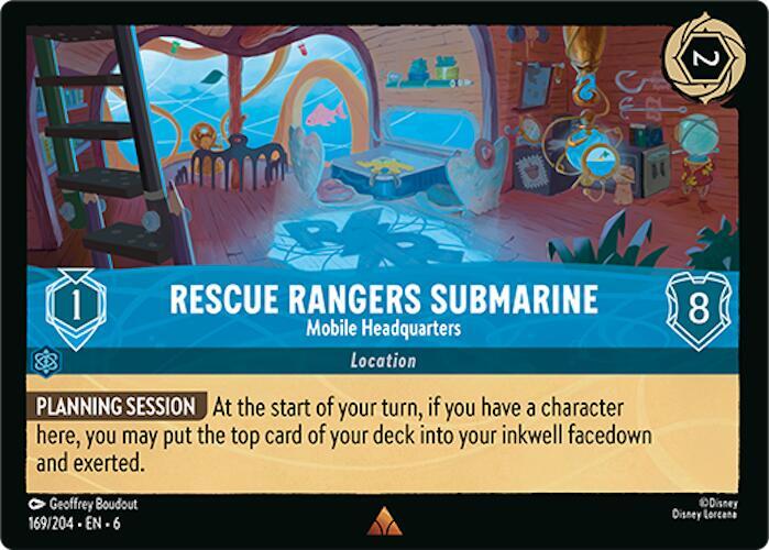 Rescue Rangers Submarine - Mobile Headquarters - Azurite Sea (6) 