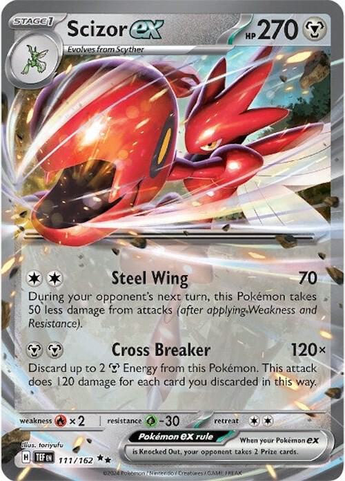 Scizor ex - 111/162 - SV05: Temporal Forces (TEF)