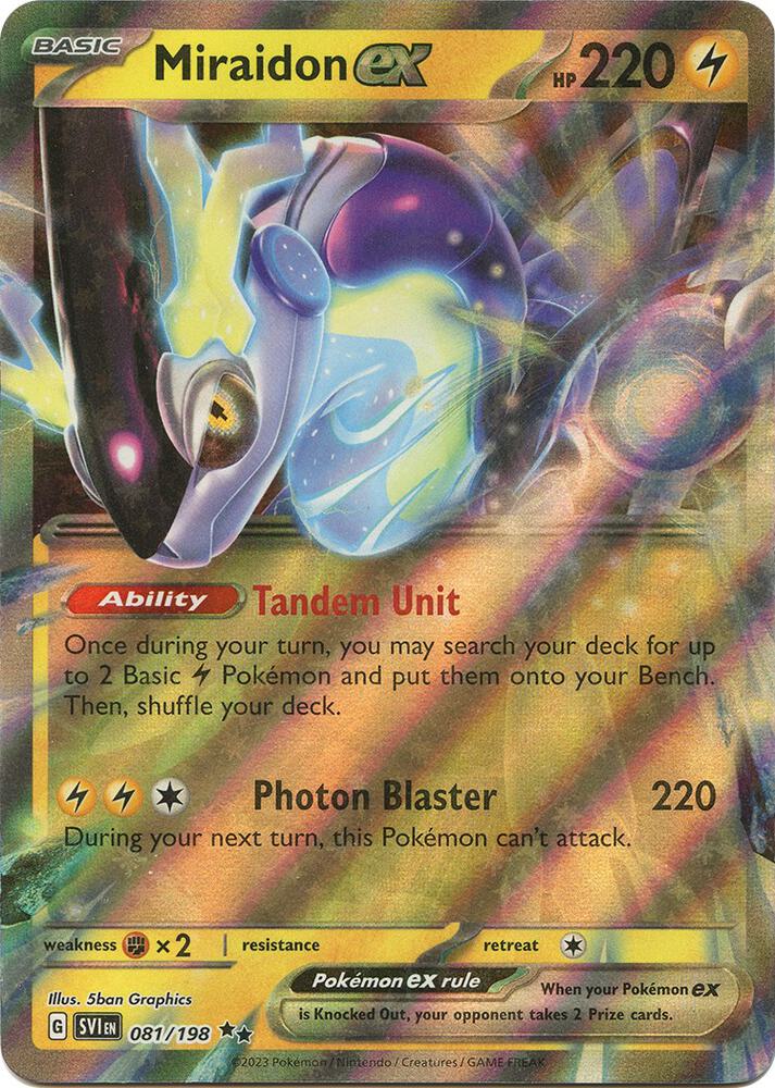Miraidon ex - 081/198 - SV01: Scarlet & Violet Base Set (SVI)