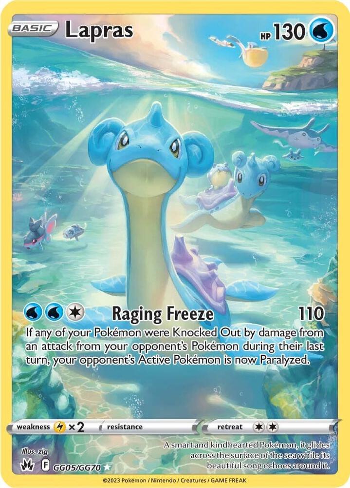 Lapras - Crown Zenith: Galarian Gallery GG05/GG70