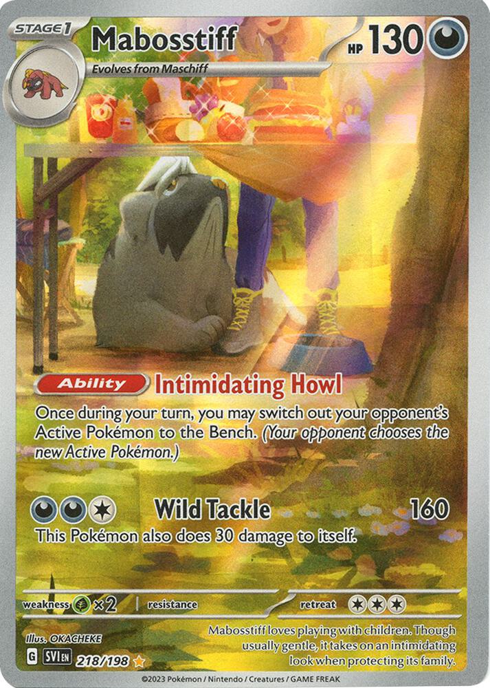 Mabosstiff - 218/198 - SV01: Scarlet & Violet Base Set (SVI)