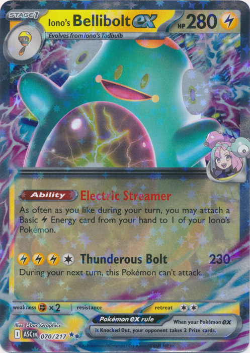 Iono's Bellibolt ex - 070/217 - ME: Ascended Heroes (ASC)