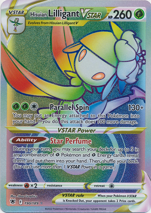 Hisuian Lilligant VSTAR (Secret) - SWSH10: Astral Radiance (SWSH10)