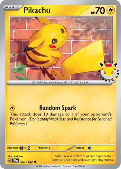 Pikachu (Pokemon Day 2026) - Miscellaneous Cards & Products (MCAP)