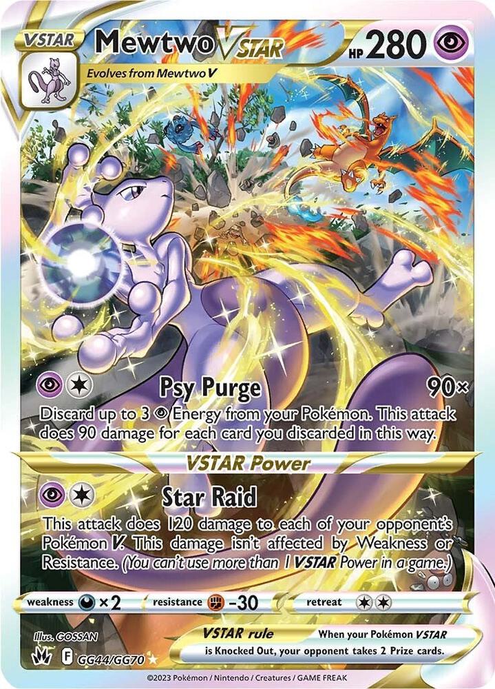 Mewtwo VSTAR - Crown Zenith: Galarian Gallery GG44/GG70