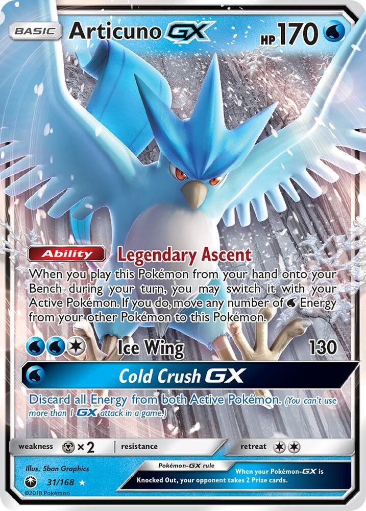 Articuno GX - SM - Celestial Storm (CES)