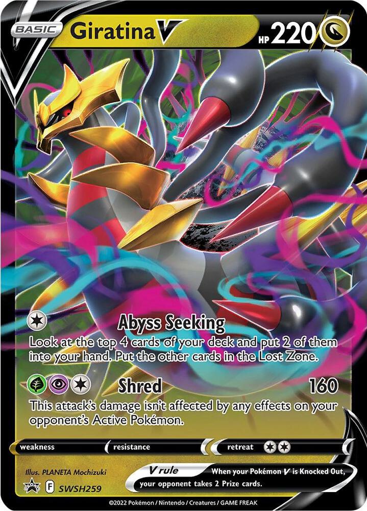 Giratina V - SWSH259 - SWSH: Sword & Shield Promo Cards (SWSD)