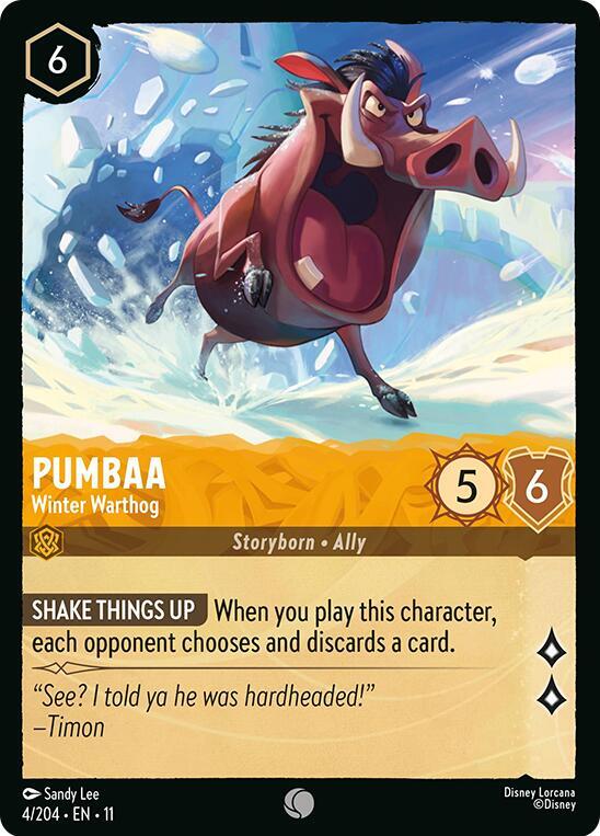 Pumbaa - Winter Warthog - Winterspell (11) 