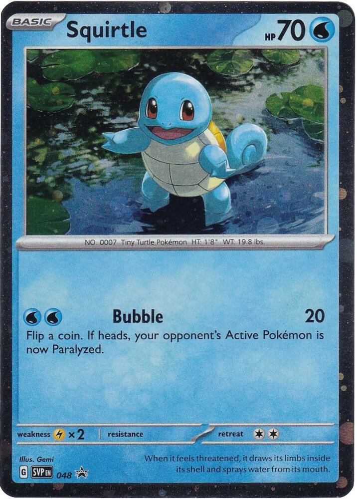 Squirtle - 048 (Cosmos Holo) - SV: Scarlet & Violet Promo Cards