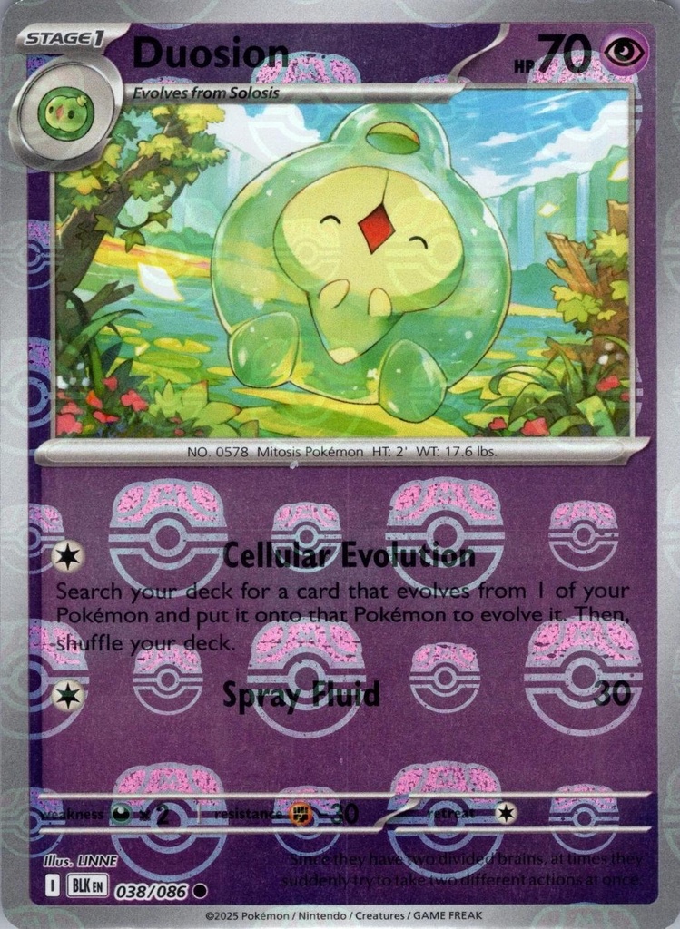 Duosion (Master Ball Pattern) - SV: Black Bolt (BLK)