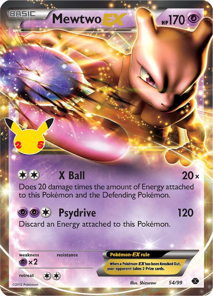 Mewtwo EX - Celebrations: Classic Collection (CCC)
