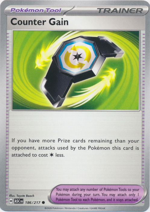 Counter Gain - 186/217 - ME: Ascended Heroes (ASC)