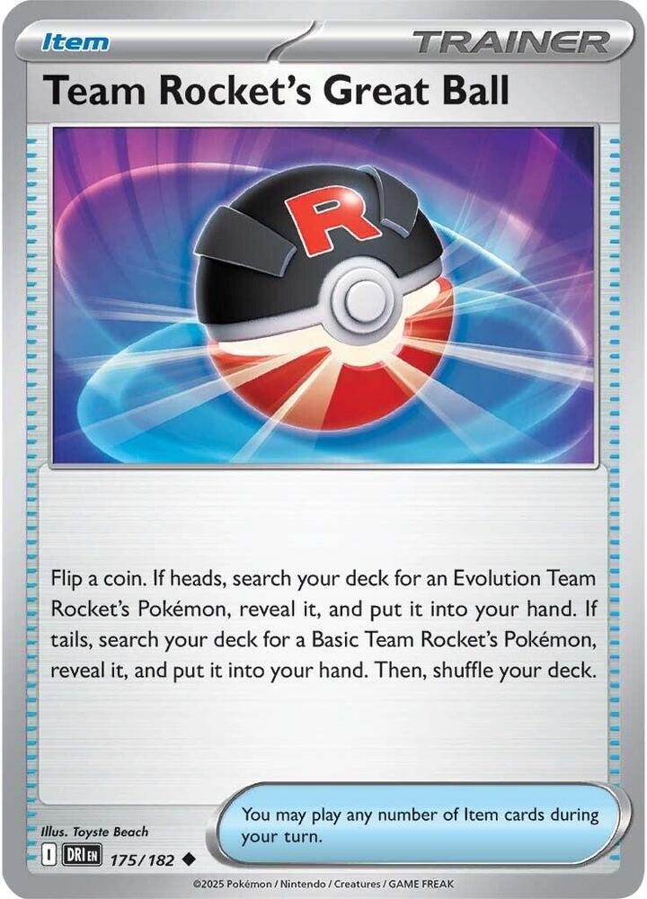 Team Rocket's Great Ball - SV10: Destined Rivals (DRI)