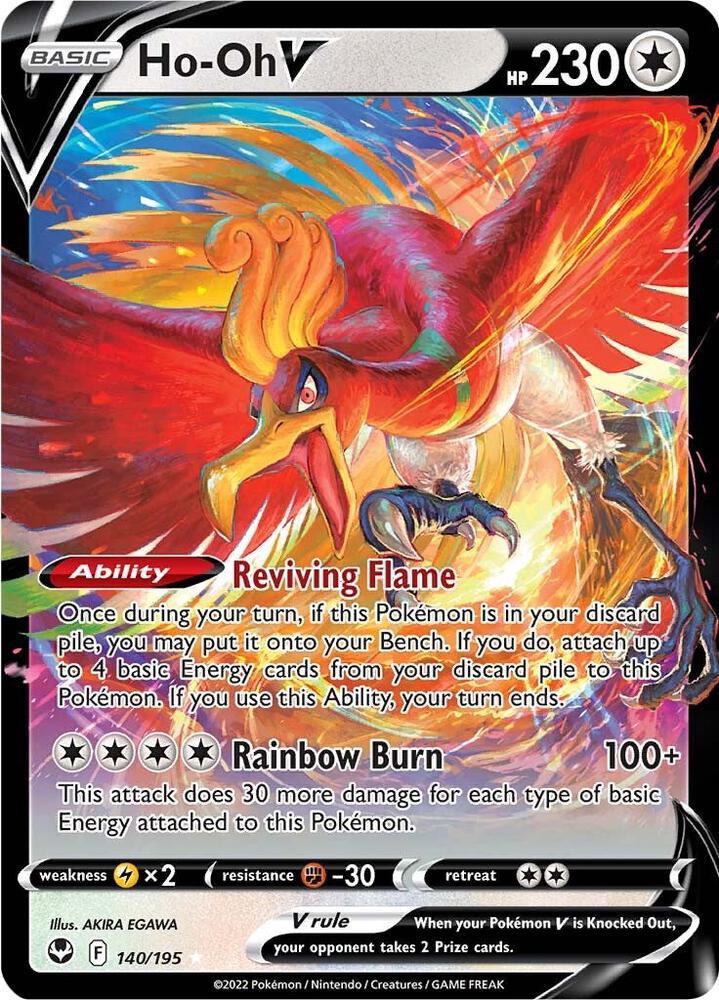 Ho-Oh V - SWSH12: Silver Tempest 140/195