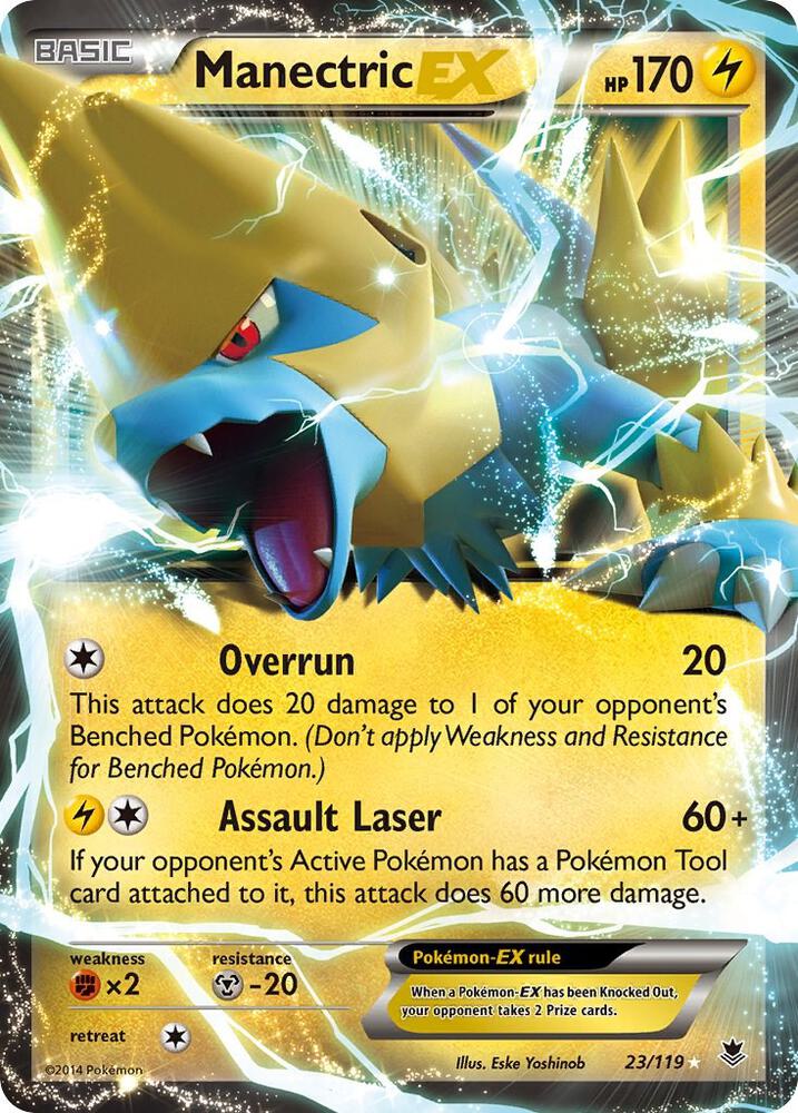 Manectric EX - XY - Phantom Forces (PHF)