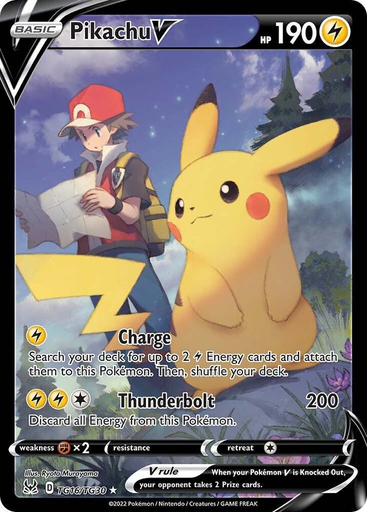 Pikachu V - SWSH11: Lost Origin Trainer Gallery TG16/TG30