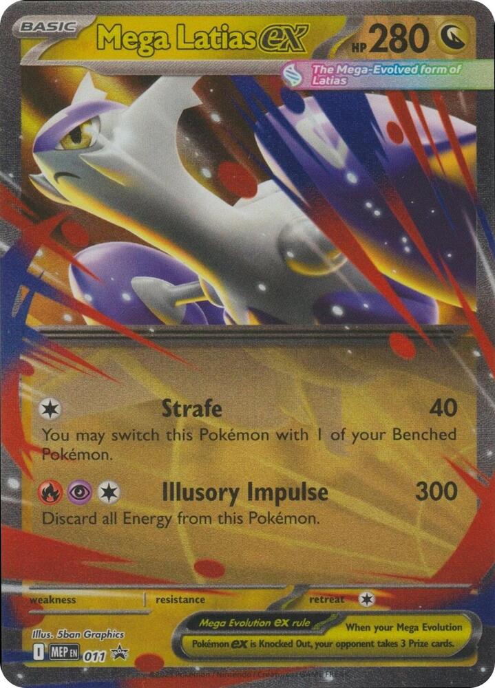 Mega Latias ex - 011 - ME: Mega Evolution Promo (MEP)
